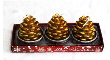 Kerst Decoratie Theelichtje Kerst Rookloze Kaars Thee Licht Santa Sneeuwpop Pakket Theelichtje voor Thuis Feestdagen Pinecone