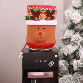 Kerst Decoraties Voor Huis Kerstman Kerst Stofkap Water Emmer Dispenser Container Fles Purifier Xmas Decor B