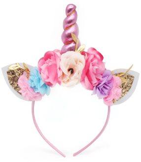 Kerst Eenhoorn Hoorn Kids Flower Haarband Hoofdband Party Kostuum Magical Hoofdbanden