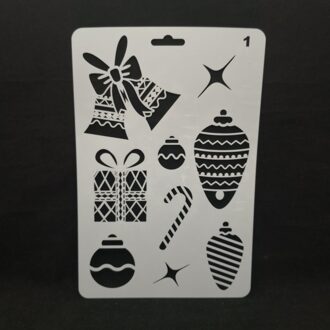 Kerst Gelaagdheid Stencils voor DIY Scrapbooking/fotoalbum Decoratieve Embossing DIY Papier Kaarten Ambachten