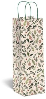 Kerst geschenktas natural x-mas b