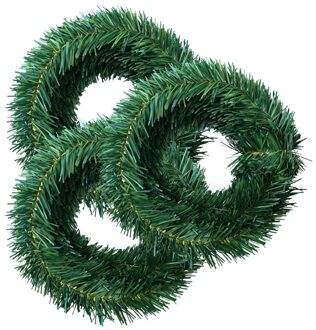 Kerst Guirlande Kunstmatige Groene Pine Slingers Zachte Kerst Bruiloft Decoraties (6 Rolls, Per Rol 18 Voet)