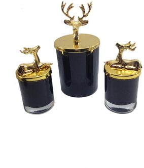 Kerst Herten Cup Kaars Set