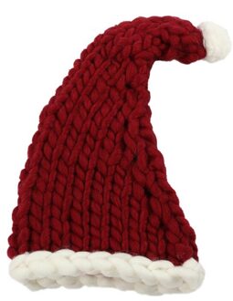 Kerst Hoeden Hoed Trui Gebreide Kerstman Hoeden Hand Gebreide Hoed Volwassen Kerst DU1249C