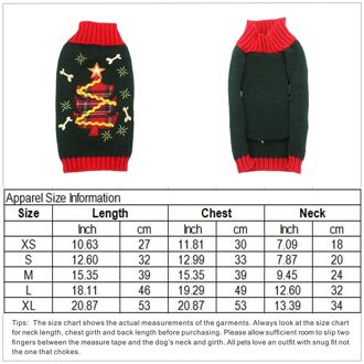 Kerst Hond Kleding Xmas Boom Hond Trui Huisdier Trui Kat Jumper Leuke Fancy Winter Warm Knit Pak Voor Kleine Honden chihuahua