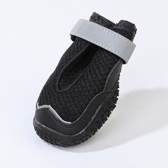 Kerst Hond Schoenen Anti-Slip Zachte Reflecterende Bandjes Vier Seizoenen Schoenen Geschikt Voor Kleine En Grote Honden Ademend Netto schoenen 1