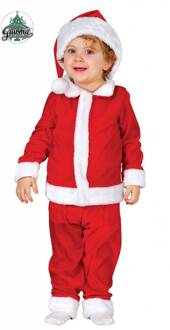 Kerst Kostuum Peuter Rood - Zalm
