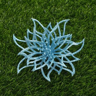 Kerst Kunstbloemen Voor Thuis Vrolijk Kerstboom Decoratie Glitter Kunstmatige Bloem Hoofd Wedding Xmas Levert 4