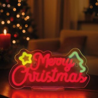 kerst led lamp neon - merry xmas