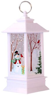 Kerst Led Simulatie Licht Olie Lamp Xmas Kaars Nachtlampje Opknoping Ornament Craft WS