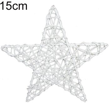 Kerst Mode Natuurlijke Rotan Wijnstok DIY Ster Krans Guirlande Party Kerstboom Thuis Window Decor Ornament 15cm