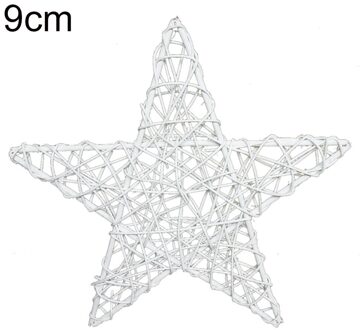 Kerst Mode Natuurlijke Rotan Wijnstok DIY Ster Krans Guirlande Party Kerstboom Thuis Window Decor Ornament 9cm
