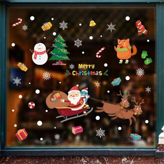 Kerst Muurstickers Home Decor Stickers Leuke Kerst Raamstickers B