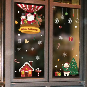 Kerst Muurstickers Home Decor Stickers Leuke Kerst Raamstickers
