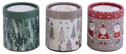 kerst muziekdoosje rond assorti