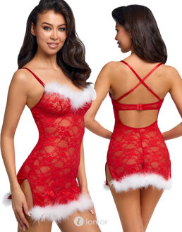 Kerst Negligé, X-Mas - Maat:: S/M