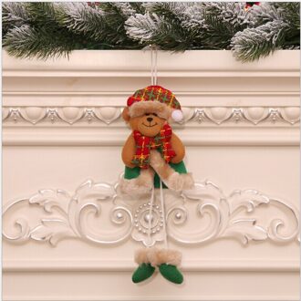 Kerst Ornamenten Leuke Welkom Santa Sneeuwpop Xmas Deur Opknoping Decoratie Ons