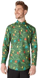 Kerst Overhemd Groen Kerstslinger