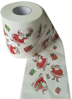 Kerst Patroon Papierrol Print Interessante Toiletpapier Tafel Keuken Paper