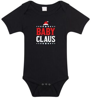 Kerst rompertje Baby Claus zwart jongens en meisjes - Kerstkleding baby 92 (18-24 maanden)