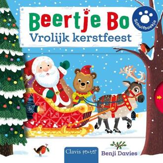 Kerst: Schuifboekje Beertje Bo, Vrolijk kerstfeest. 1+