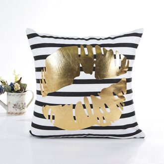 Kerst Serie Bronzing Comfortabele Linnen Polyester Home Decoratieve Kussens Cover Voor Kussensloop 5