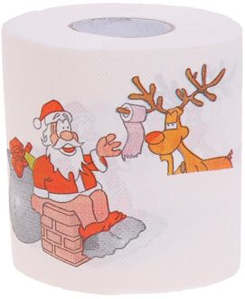 Kerst Servet Thuis Kerstman Bad Toilet Roll Paper Xmas Decor Tissue CY