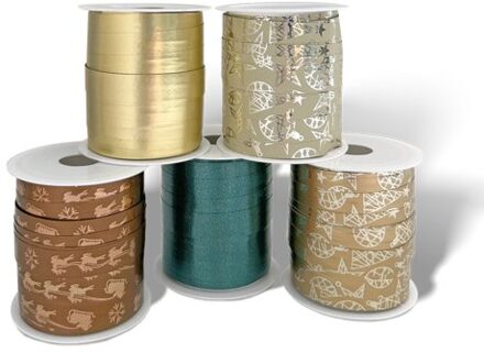 Kerst sierlint amazing x-mas, assorti