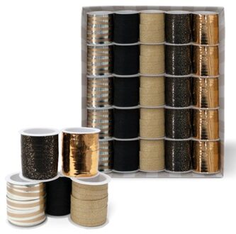 Kerst sierlint shining x-mas, assorti