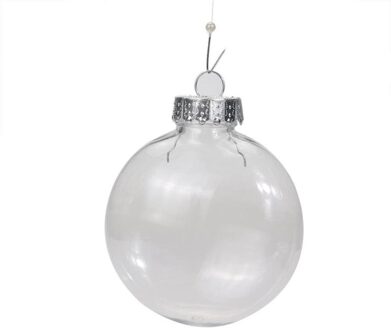 Kerst Snuisterij Ball Levert Plastic Snuisterij Transparante Bal 1Pc Pvc Hanger Decoratie Opknoping Bal