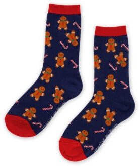 kerst - sokken gingerbread  mt 35-40