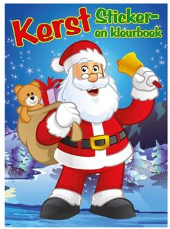 Kerst sticker- en speelboek a4