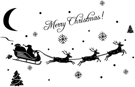 Kerst Stickers Sneeuwvlokken Creatieve Aangebracht Met Decoratieve Muur Raam Decoratio Cool Funny Sticker Decals Muur Raam