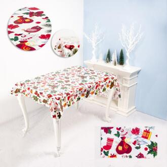 Kerst Stijl Servet Eettafel Placemat Keuken Tool Servies Pad Coaster Koffie Thee Party Decoraties Rechthoekige 06