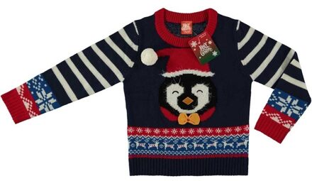 Kerst sweaters pinguin voor kinderen