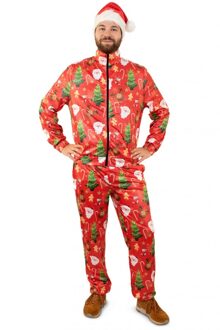 Kerst Trainingspak Rood Rood - Zalm