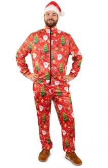 Kerst Trainingspak Rood Rood - Zalm