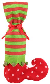 Kerst Wijnfles Cover Tassen Decoraties Wijnfles Cover Voor Xmas Party Diner Tafel Ornament B