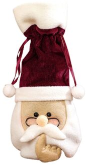Kerst Wijnfles Cover Tassen Decoraties Wijnfles Cover Voor Xmas Party Diner Tafel Ornament