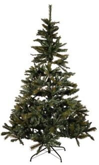 Kerstboom 185 cm met veel takpunten en standaard - Groen