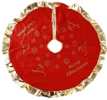 Kerstboom Floor Cover Bomen Rok Kerst Diy Decoratie Xmas Boom Trui Jaar Levert Bruiloft Decor sneeuwvlok