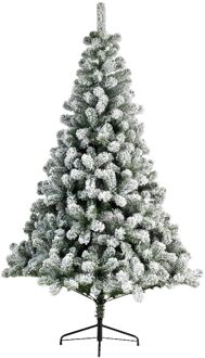 Kerstboom Imperial Pine snowy 180cm groen Wit