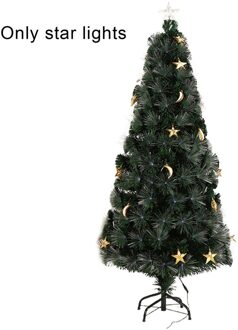 Kerstboom Luxe Plug-In Lichtgevende Gecodeerde Led Ster Licht Wit Versierd Glasvezel Kristallen Kerstboom Tapestry