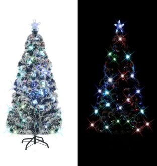 Kerstboom met LED en standaard 150 cm glasvezel