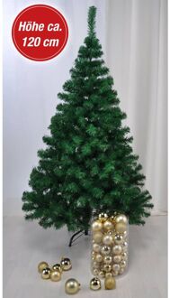 Kerstboom met metalen standaard 120 cm groen