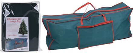 Kerstboom opbergzak - groen - 125 cm - voor kunstboom tot 210 cm - opbergtas