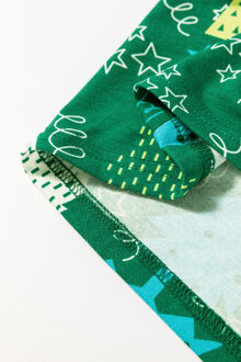 Kerstboom Pyjama Set Donkergroen