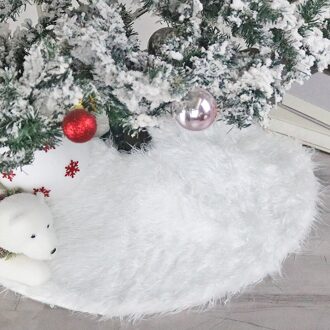 Kerstboom Rok Diameter 122Cm Jaar Kerst Decoratie Witte Plushtree Rokken Home Decor diameter 78 cm
