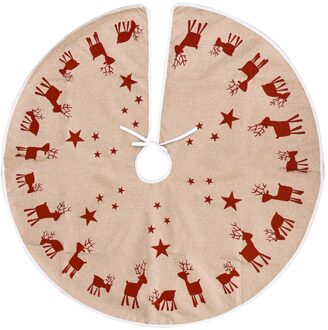 Kerstboom Rok Rode Decor Kerstboom Decoraties Decoratieve Decoratie Bruin