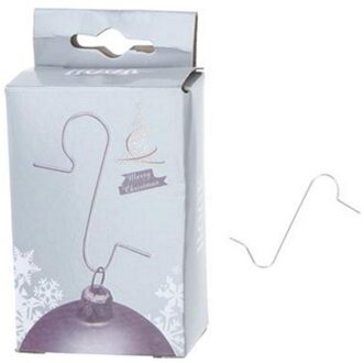 Kerstboomhaakjes 50 Stuks Zilver